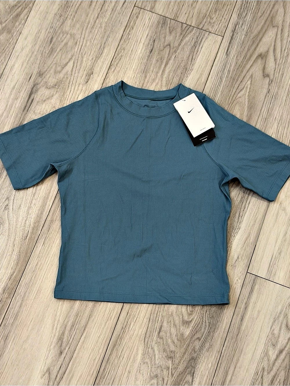 Nike Zenvy InfinaSoft short-Sleeve Top Blue Small